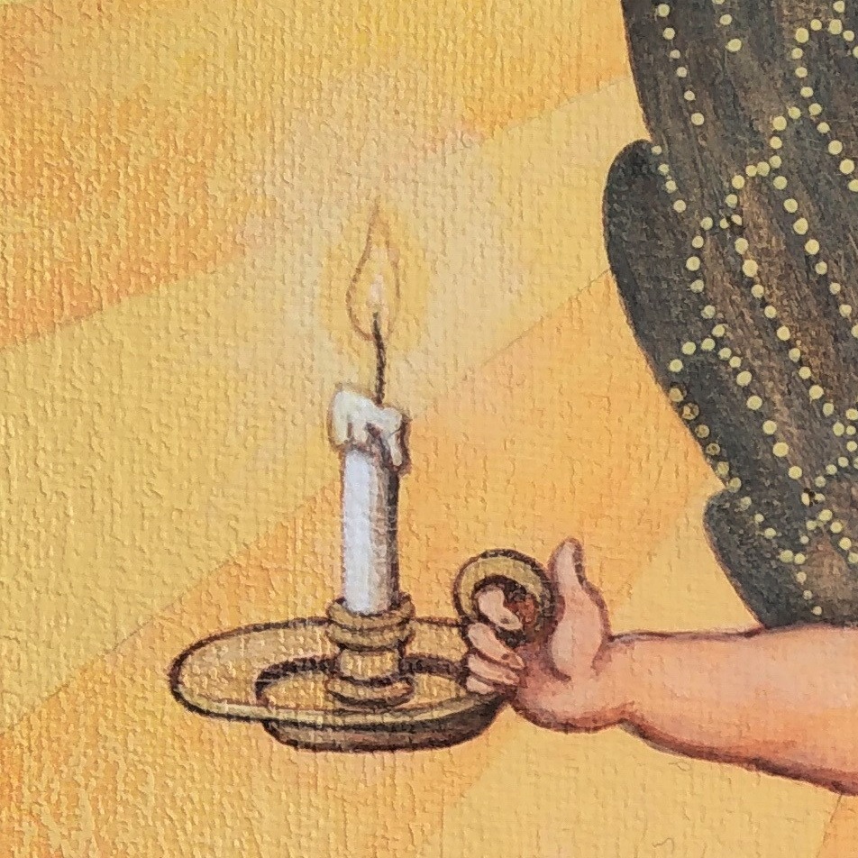 Angel de la sabiduria vela