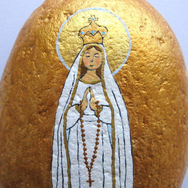 Virgen de Fatima detalle